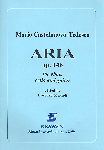 Aria op. 146  for oboe, cello and guitar  score and parts