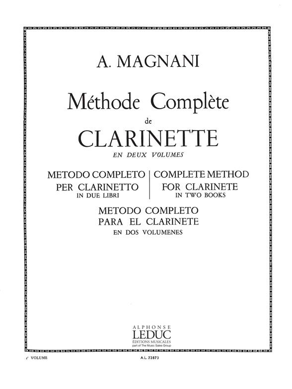 Méthode complète vol.2 (partie 3)  pour clarinette  
