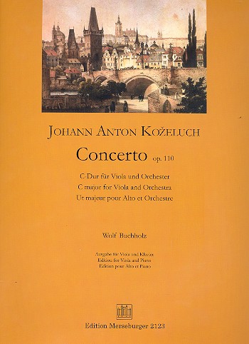 Konzert C-Dur op.110 für Viola und Orchester  für Viola und Klavier  