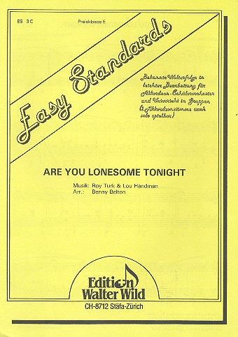 Are you lonesome tonight  für 1-2 Akkordeons  