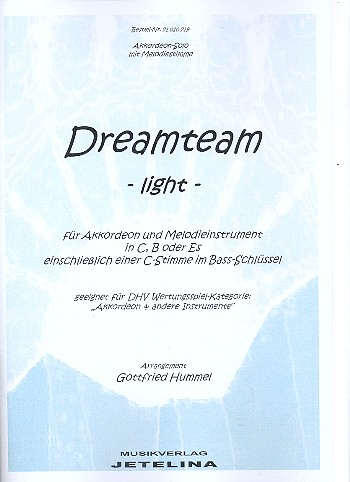 Dreamteam light für Melodieinstrument in C