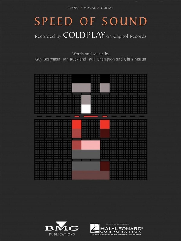 Speed of Sound&nbsp;&nbsp;for piano/vocal/guitar&nbsp;&nbsp;