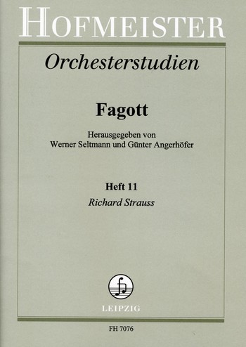 Orchesterstudien Fagott Band 11&nbsp;&nbsp;&nbsp;&nbsp;