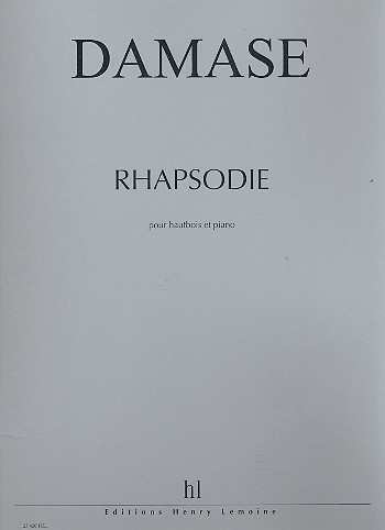 Rhapsodie pour hautbois et piano&nbsp;&nbsp;&nbsp;&nbsp;