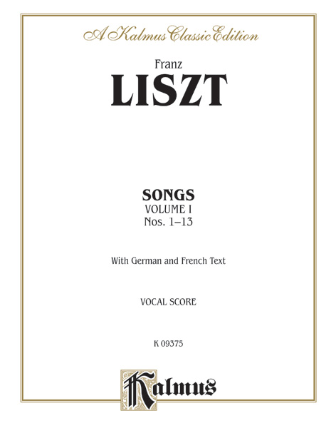 Songs vol.1 (nos.1-13) for voice&nbsp;&nbsp;and piano (dt/frz)&nbsp;&nbsp;