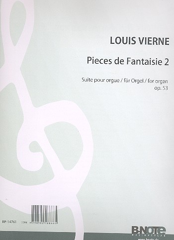 Suite no.2 op.53&nbsp;&nbsp;pour orgue&nbsp;&nbsp;