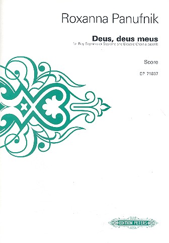Deus Deus Meus&nbsp;&nbsp;for soprano (boy soprano), and mixed chorus a cappella&nbsp;&nbsp;Score