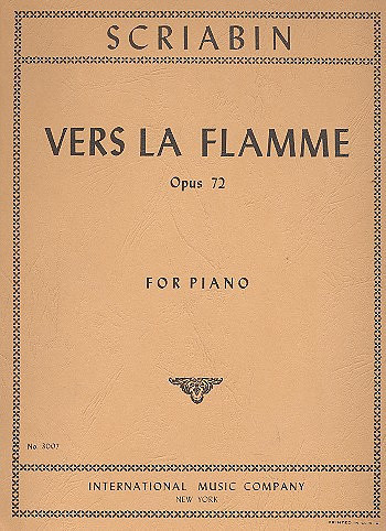 Vers la flamme op.72  for piano  