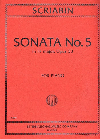 Sonata in F Sharp Major no.5 op.53  for piano  