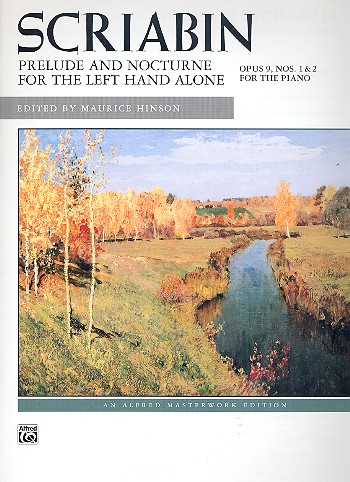 Prelude op.9,1  and  Nocturne op.9,2  for piano left hand  