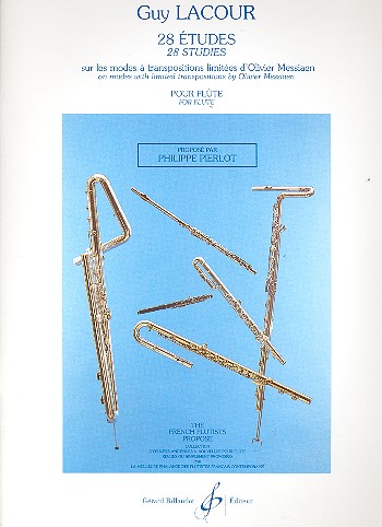 28 Études sur les modes à transpositions&nbsp;&nbsp;limitées d'Olivier Messiaen pour flute&nbsp;&nbsp;