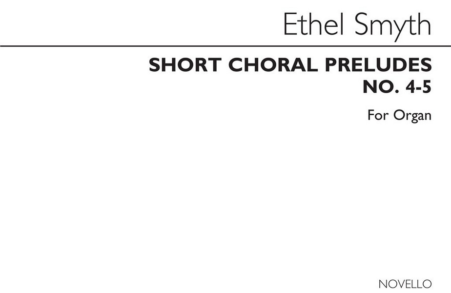 Short Choral Preludes vol.2 (nos.4-5)&nbsp;&nbsp;for organ&nbsp;&nbsp;archive copy