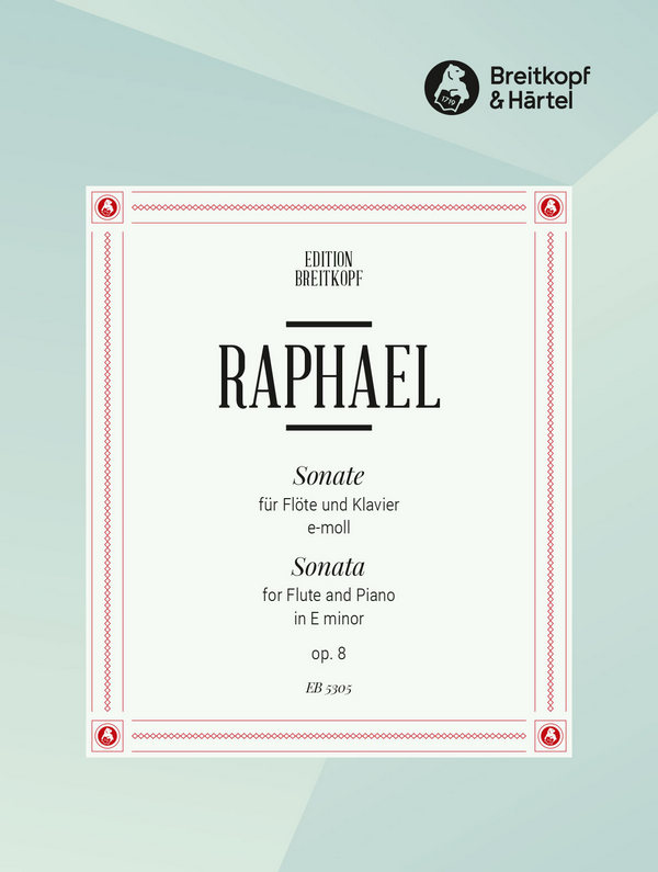 Sonate e-Moll op.8&nbsp;&nbsp;für Flöte und Klavier&nbsp;&nbsp;