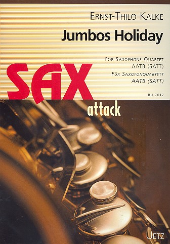 Jumbo's Holiday für 4 Saxophone  (AATBar/SATT)  Partitur und Stimmen