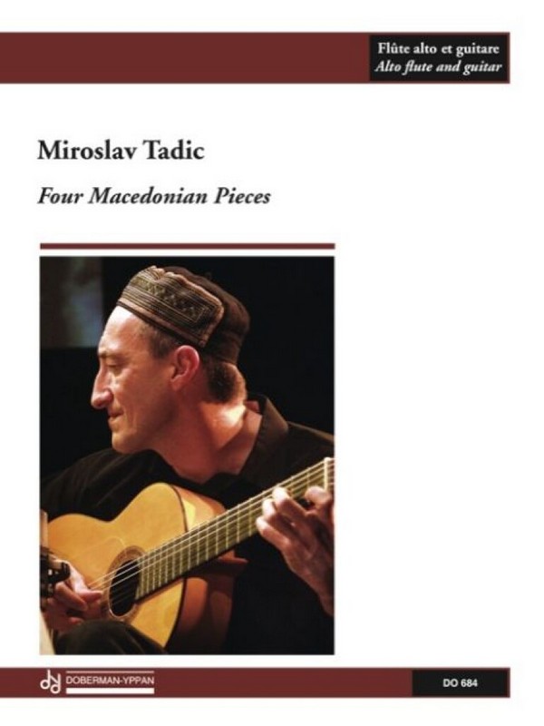 4 Macedonian Pieces for flute (violin/  alto flute) and guitar  score and parts