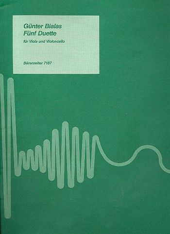 5 Duette für Viola und Violoncello  Spielpartitur  