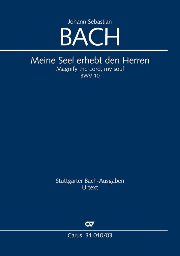 Meine Seel erhebt den Herren&nbsp;&nbsp;Kantate Nr.10 BWV10&nbsp;&nbsp;Klavierauszug (dt/en)