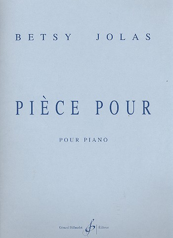 Pièce pour   pour piano  