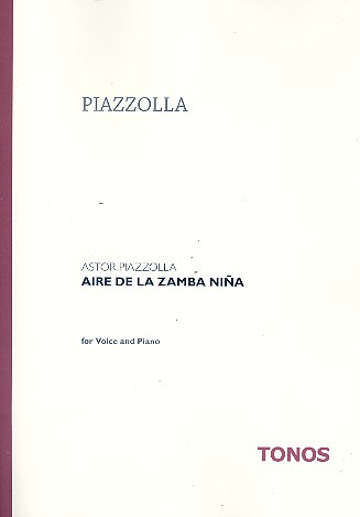 Aire de la Zamba Nina für Gesang und  Klavier  