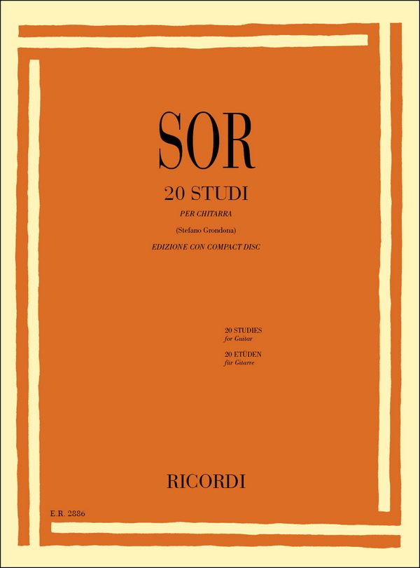 20 Etüden (+CD)  für Gitarre  