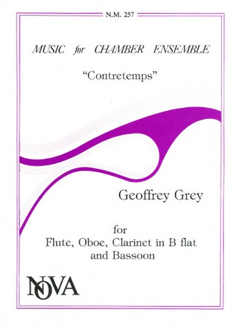 Contretemps for flute, oboe, clarinet  and bassoon  score and parts