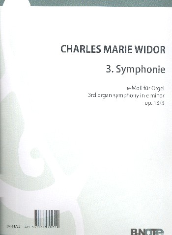 Sinfonie e-Moll Nr.3 op.13,3  für Orgel  