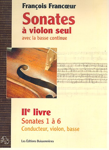 Sonates op.2 vol.1 (nos.1-6)  pour violon et Bc (Bc sans réalisation)  partition et parties