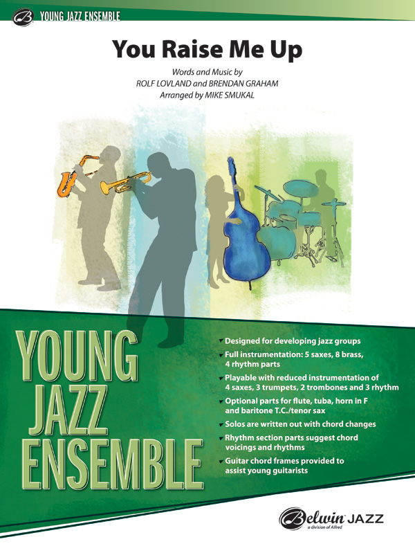 You raise me up: for young jazz ensemble  score and parts  