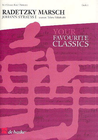 Radetzky-Marsch op.228 für Blasorchester  Partitur und Stimmen  