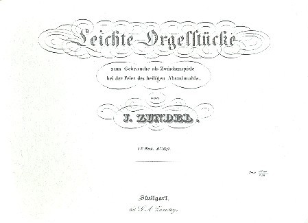Leichte Orgelstücke op.2 Band 2  für Orgel  