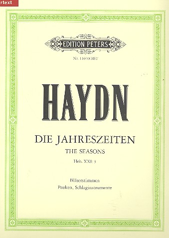 Die Jahreszeiten Hob.XXI:3  für Soli, gem Chor und Orchester  Harmoniestimmen