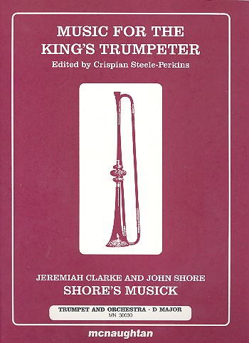 Shore's Musick for trumpet and orchestra  score and parts  