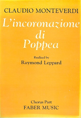 L'Incoronazione di Poppea&nbsp;&nbsp;chorus score&nbsp;&nbsp;