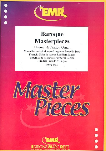 Baroque Masterpieces for clarinet&nbsp;&nbsp;and piano (organ)&nbsp;&nbsp;