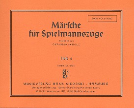 Märsche Band 4: für Spielmannszug  Sopran-Querflöte 2  