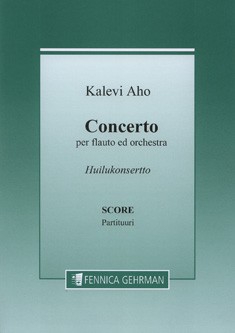 Concerto for flute and orchestra  score  