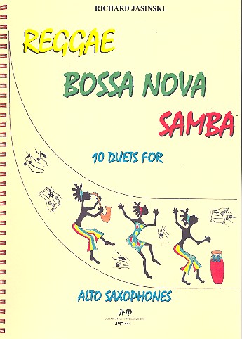 Reggae Bossa nova Samba:  für 2 Altsaxophone  Spielpartitur