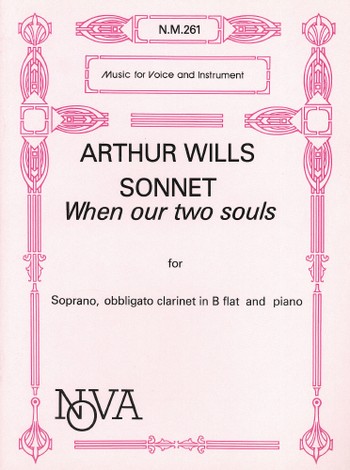 Sonnet for soprano, clarinet and piano  score and parts  