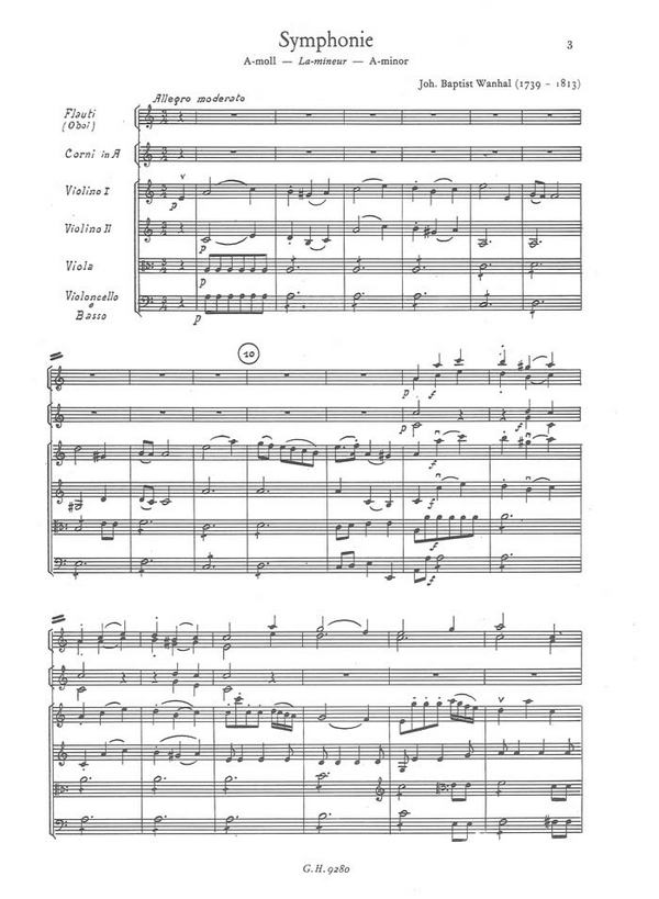 Sinfonie a-Moll für Orchester&nbsp;&nbsp;Partitur&nbsp;&nbsp;