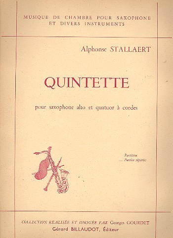 Quintette pour saxophone alto, 2 violons,&nbsp;&nbsp;alto et violoncelle&nbsp;&nbsp;parties