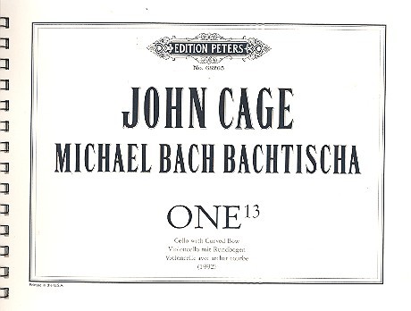 One 13  für Violoncello mit Rundbogen  