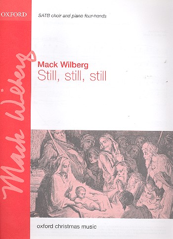 Still still still for 2-part mixed  chorus (SA TB) and piano 4 hands  score