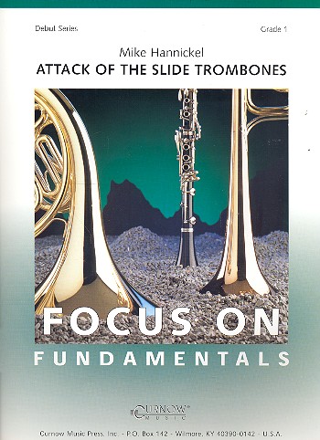 Attack of the Slide Trombones  for Concert Band/Harmonie and 3 Trombones  Partitur