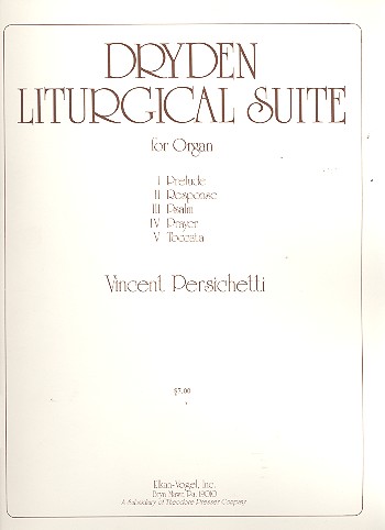 Dryden liturgical Suite op.144&nbsp;&nbsp;for organ&nbsp;&nbsp;
