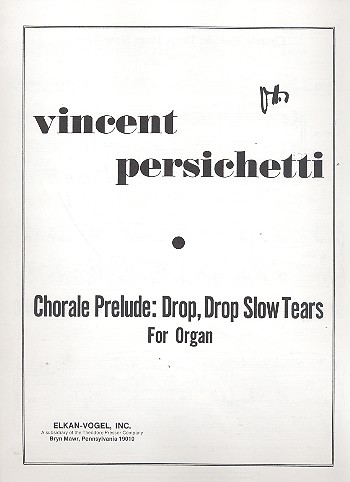 Drop Drop slow Tears op.104&nbsp;&nbsp;for organ&nbsp;&nbsp;