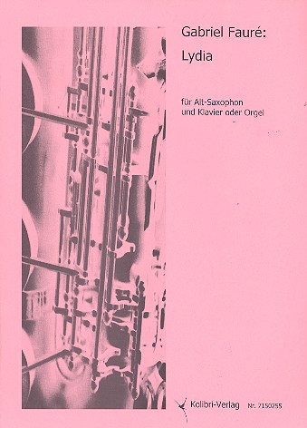 Lydia für Altsaxophon und  Klavier (Orgel)  