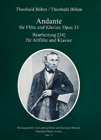 Andante op.33 für Altflöte in G und Klavier  Archivkopie  