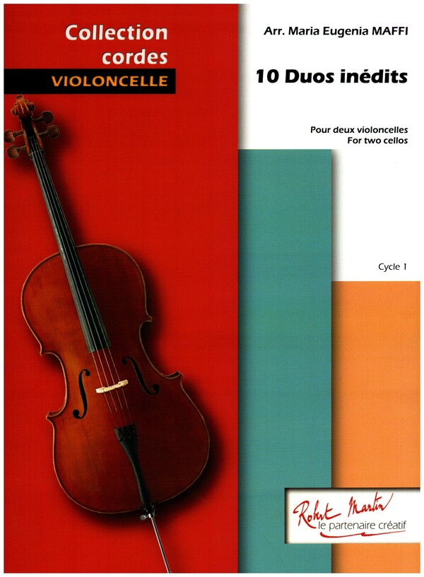 10 Duos inédits  für 2 Violoncelli  Spielpartitur