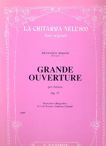 Grande ouverture op.17  per chitarra  