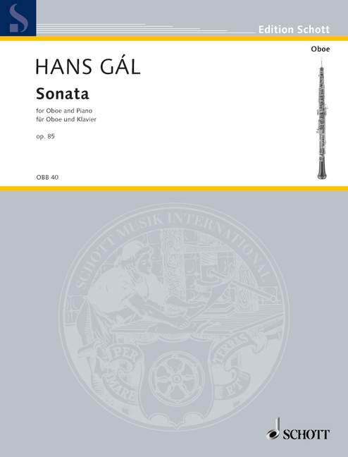 Sonate op.85&nbsp;&nbsp;für Oboe und Klavier&nbsp;&nbsp;